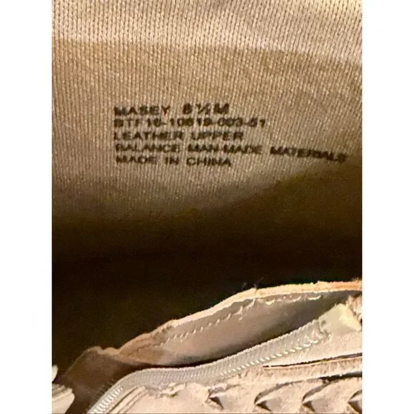 Baretraps Masey ankle booties suede Size 8.5M braided - Picture 7 of 7